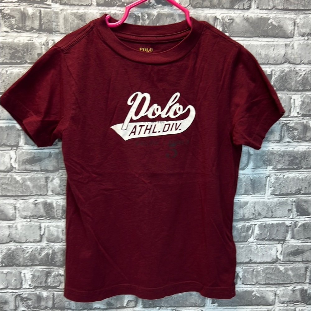 Polo by Ralph‎ Lauren Maroon Kids Tee